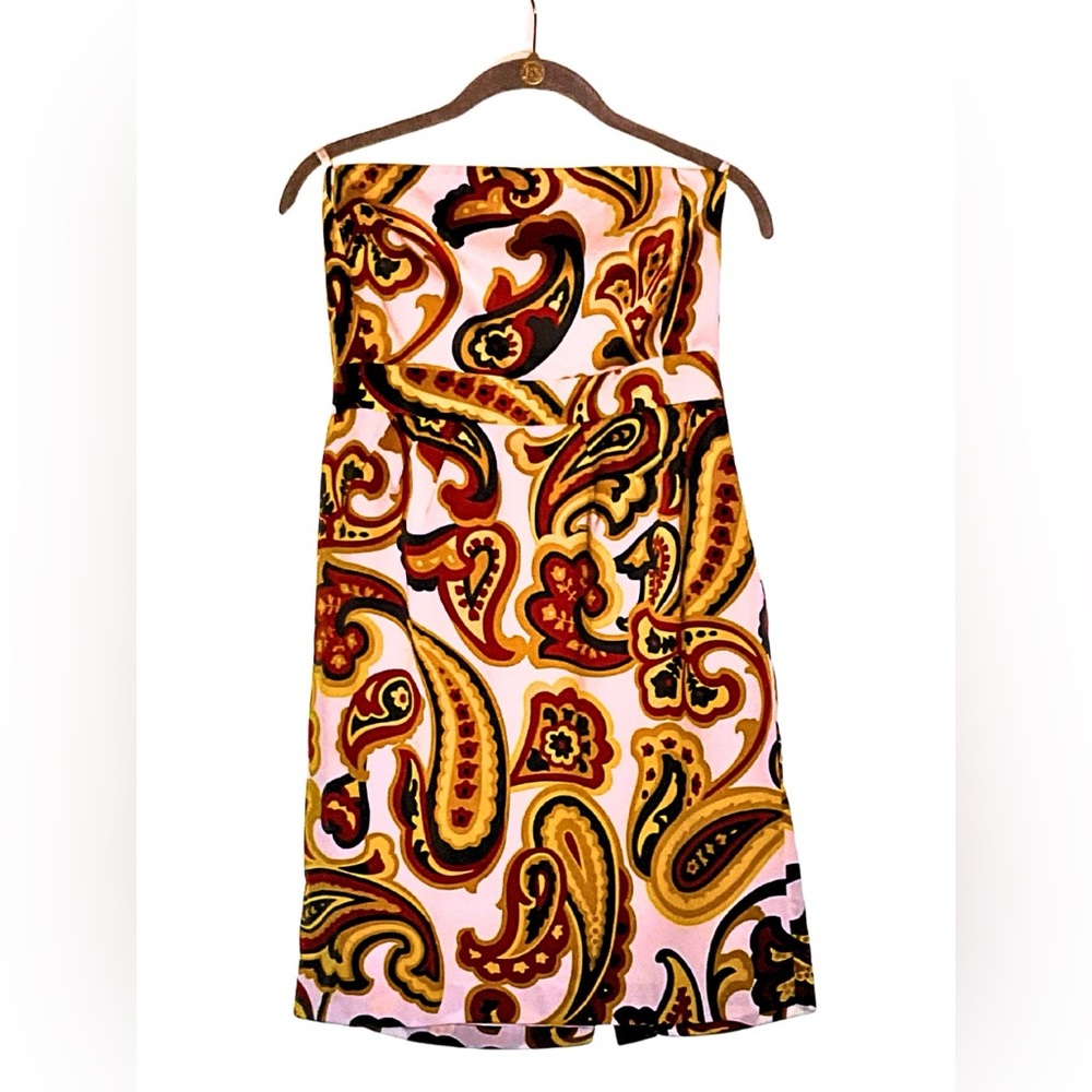 Banana Republic Strapless Silky Cocktail Dress